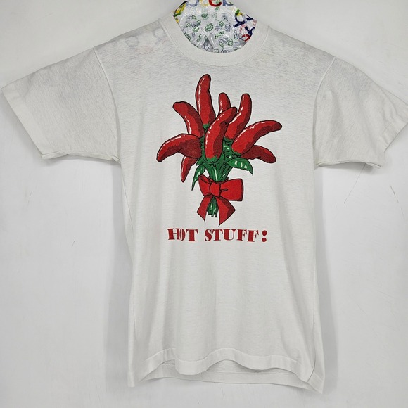 Vintage Screen Stars Best Shirt Mens Large Hot Stuff Graphic Single Stitch - Picture 1 of 10
